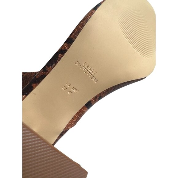 URBAN OUTFITTERS Snake Print Zip Boots Size 10 NEW NWOB - Picture 6 of 7